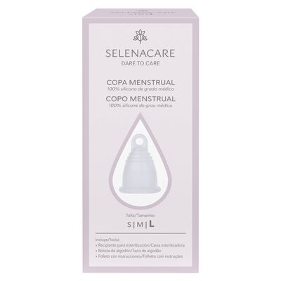 Copo Menstrual Transparente L