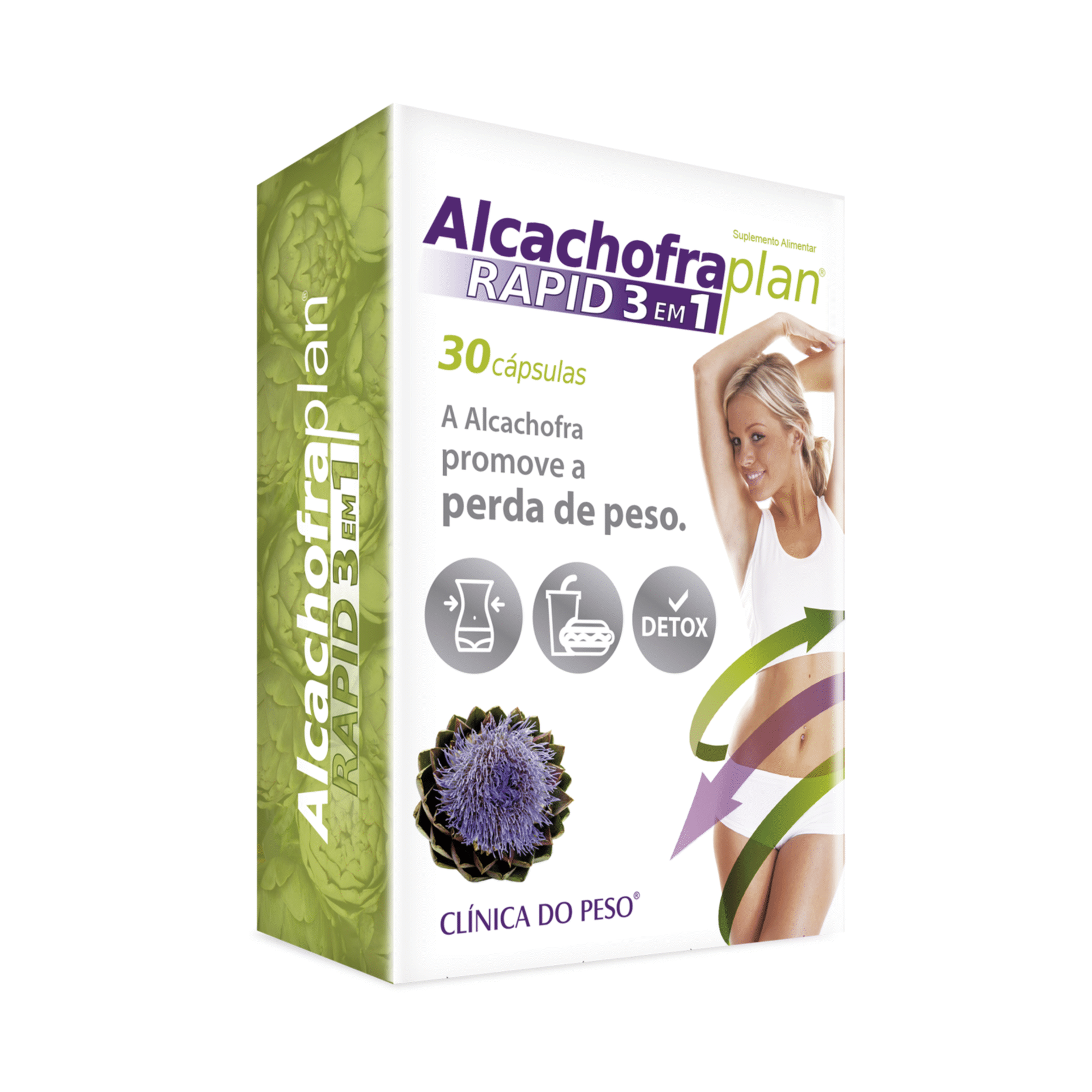 Suplemento Perda de Peso Rapid 3 em 1