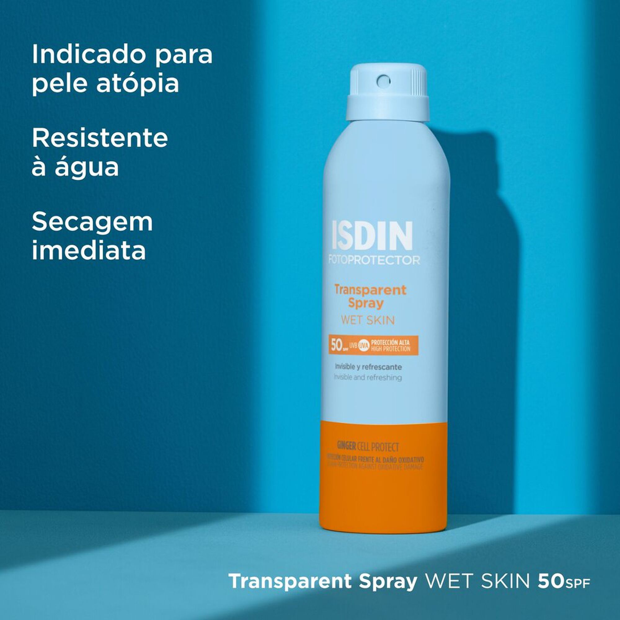 Protetor Solar Corpo Spray Wet Skin SPF50