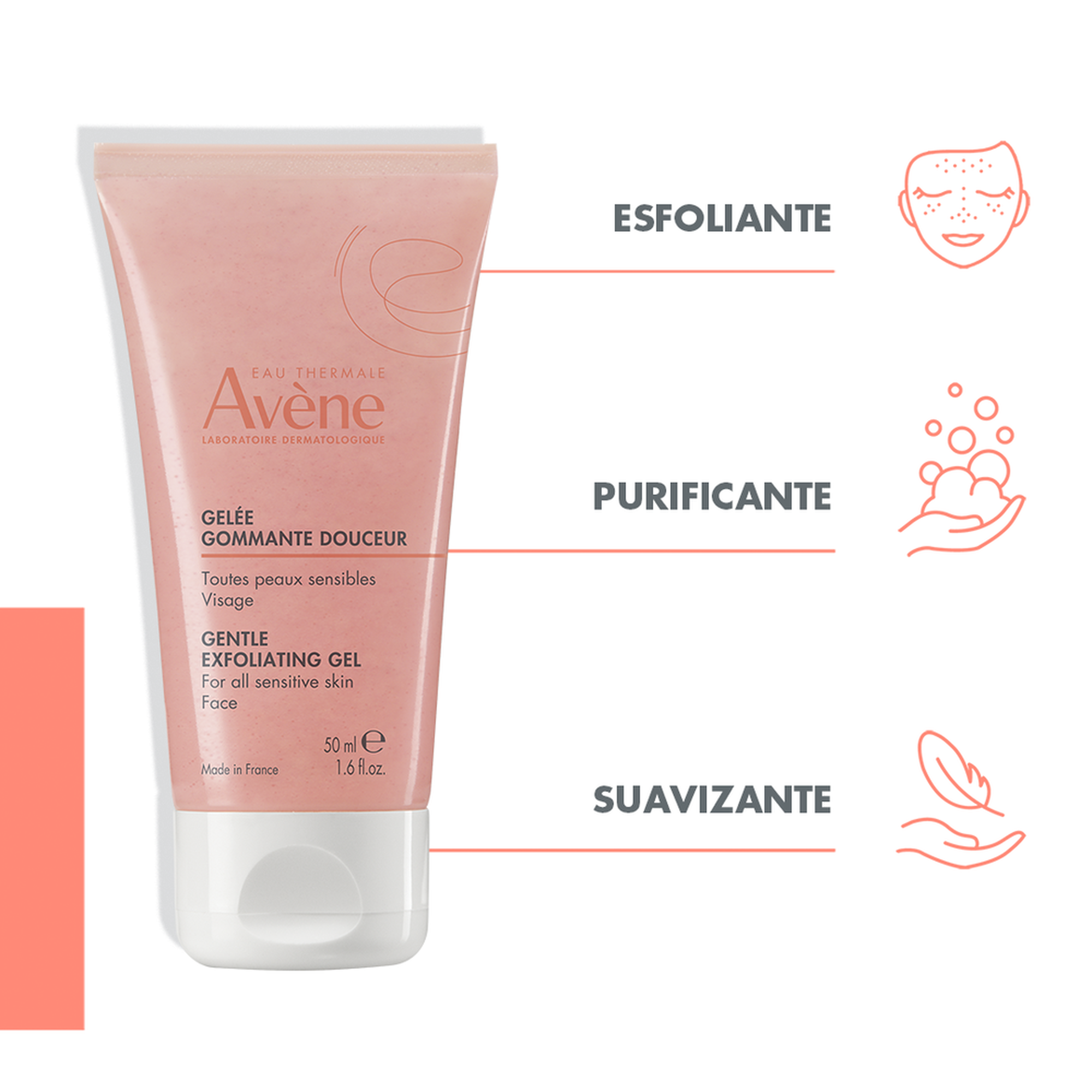 Gentle Exfoliating Gel Sensitive Skin Face