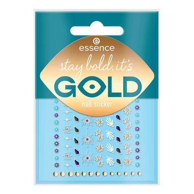 Autocolantes de Unhas Stay Bold Gold