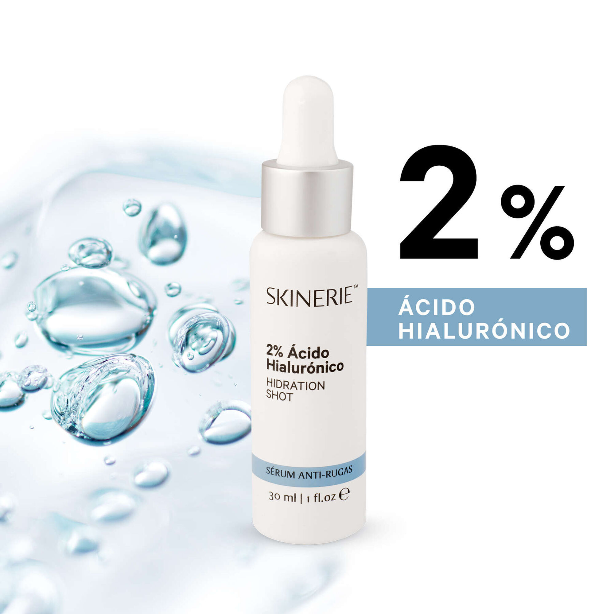 Sérum de Rosto Hidratante Ácido Hialurónico