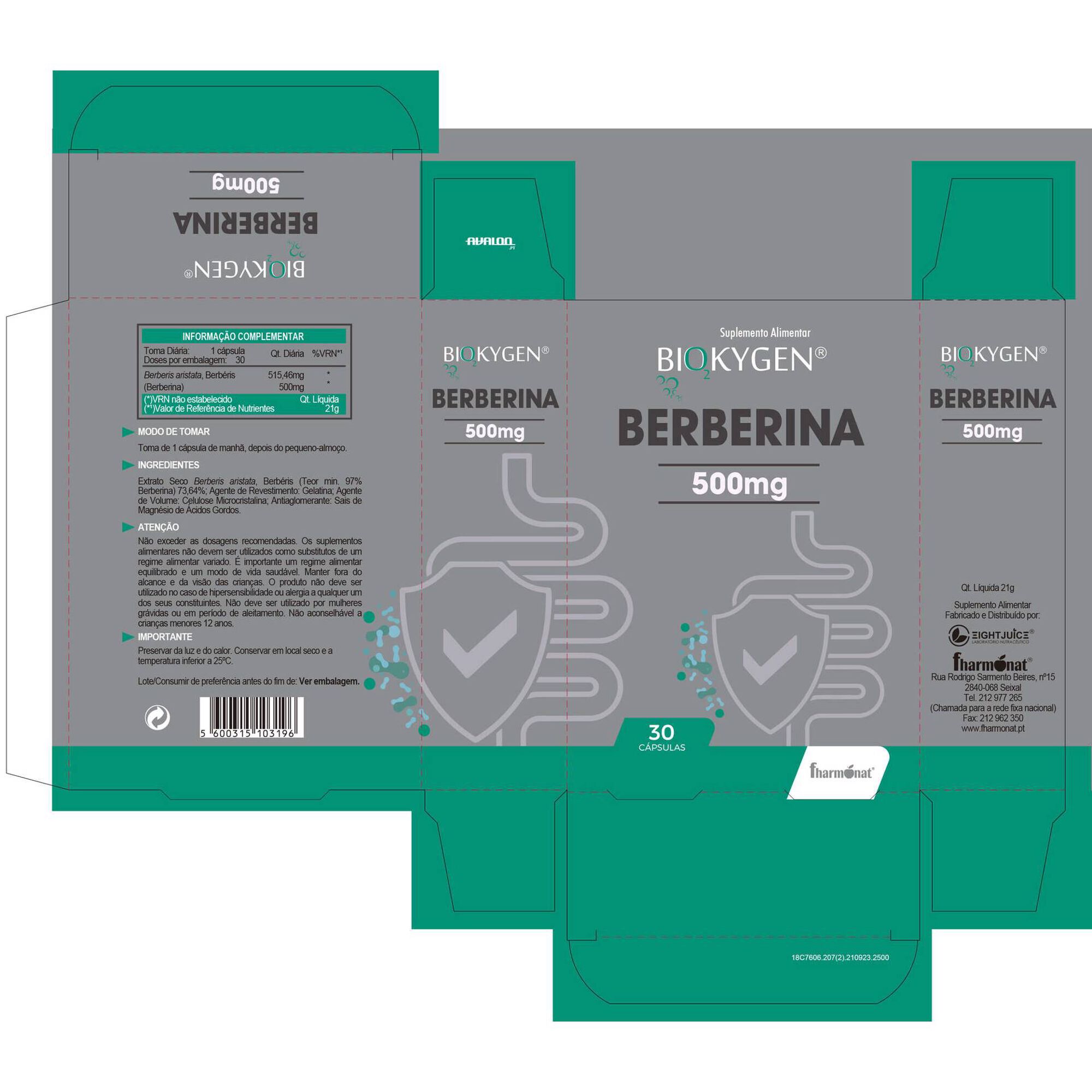 Berberina 500mg