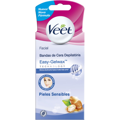 Facial Bandas de Cera Depilatória