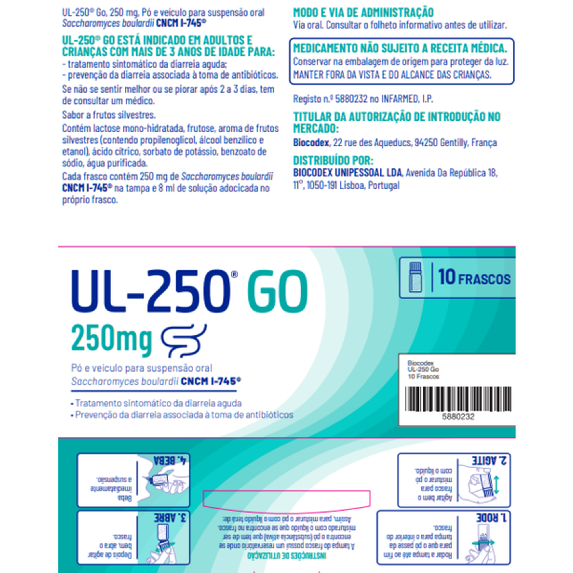 UL-250 Go 250mg CNCM I-745