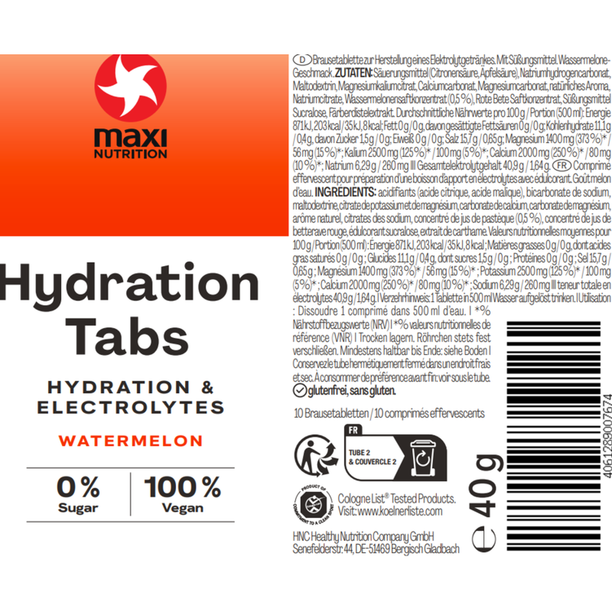 Hydration & Electrolytes Tabs
