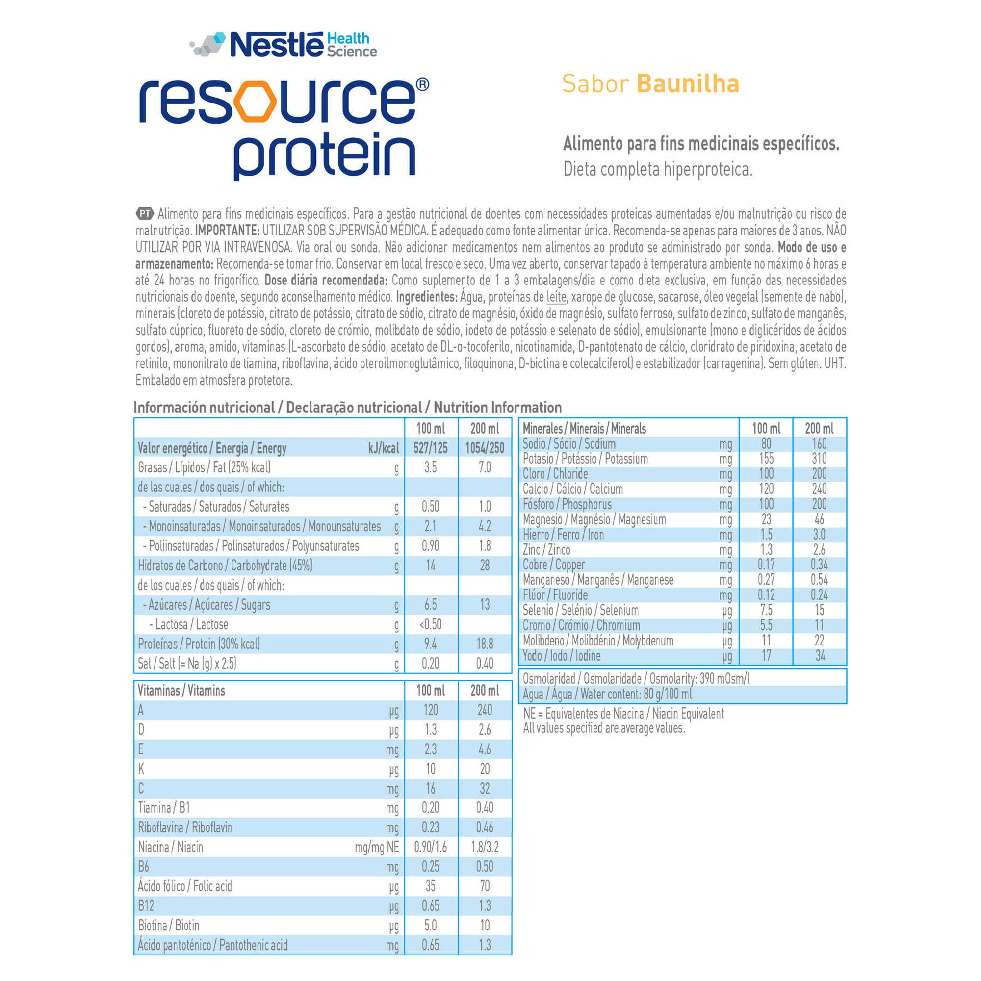 Resource Protein Baunilha