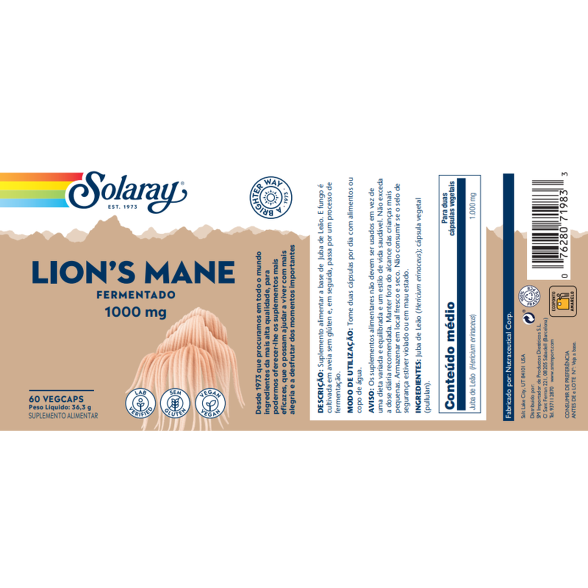 Lion´s Mane Fermented 1000 mg