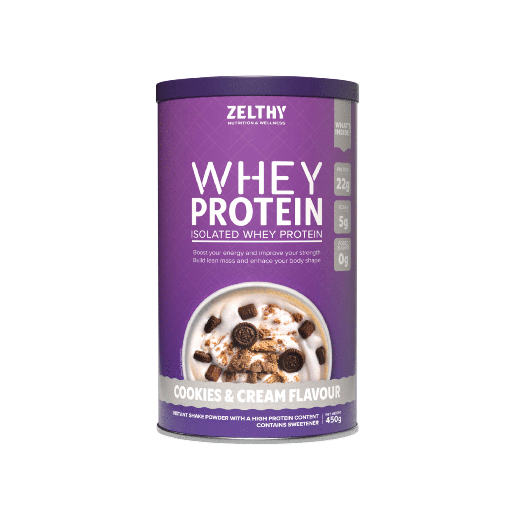 Whey Protein Cookies & Cream Flavour
