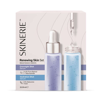 Coffret Sérum Ácido Hialurónico e Retinol Wells Image 1