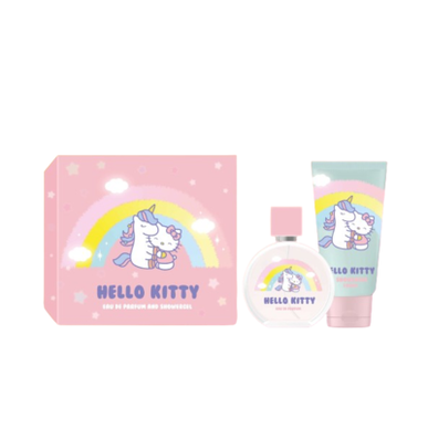 Coffret Hello Kitty Conjunto Unicorn Rainbow Wells