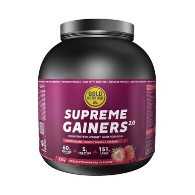 Supreme Gainers 2.0 Strawberry Flavour Wells Image 1