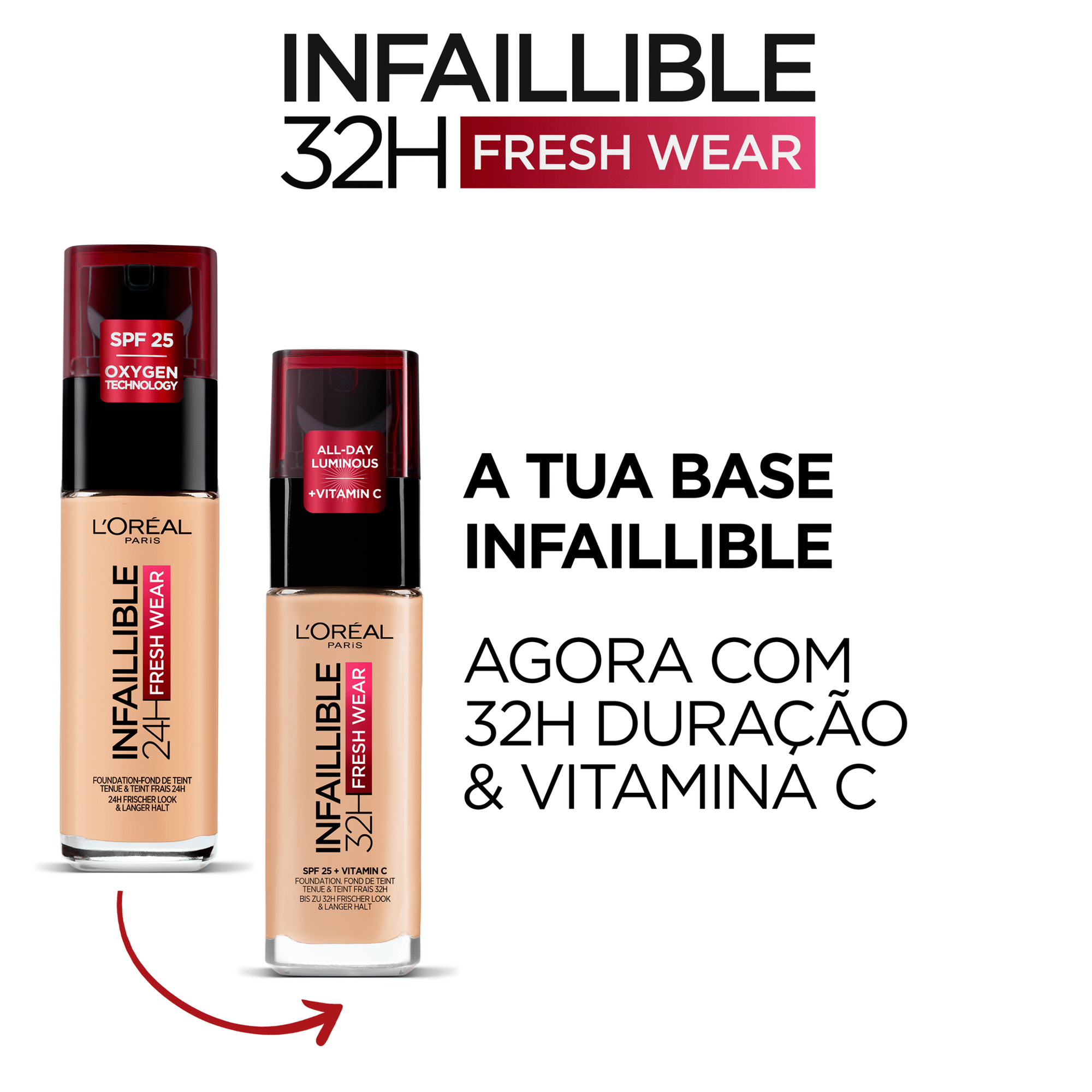 Base Líquida Infaillible Fresh Wear 24h