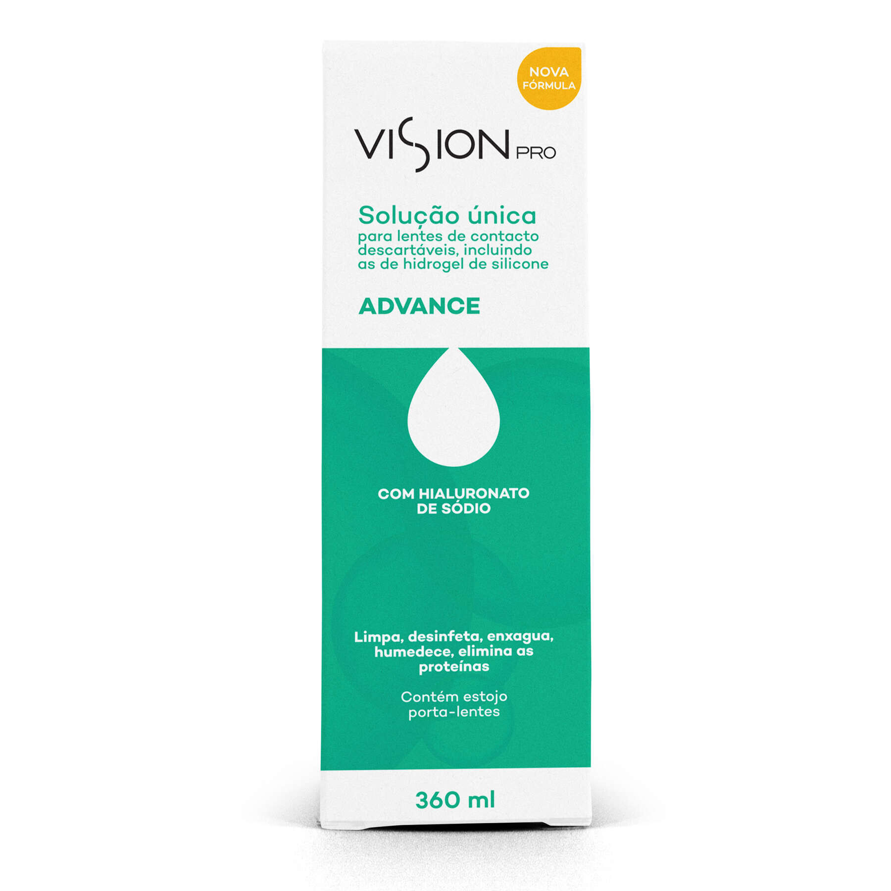 Líquido Limpeza Lentes Contacto Descartáveis Vision Pro
