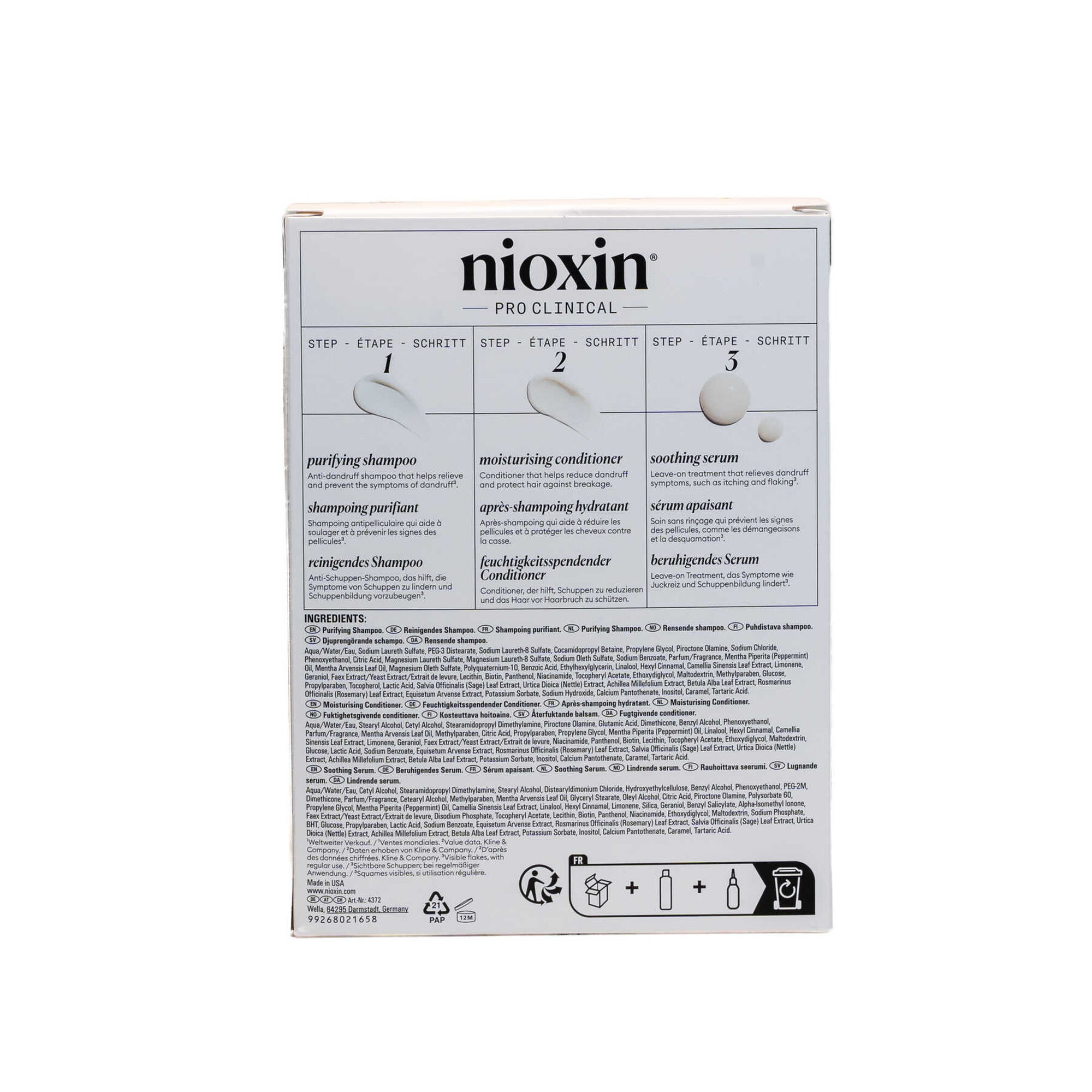 Pack 4 Scalp Hair Colored Dry Damaged Hair