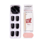 Unhas Postiças imPRESS Nails All Black Wells Image 4