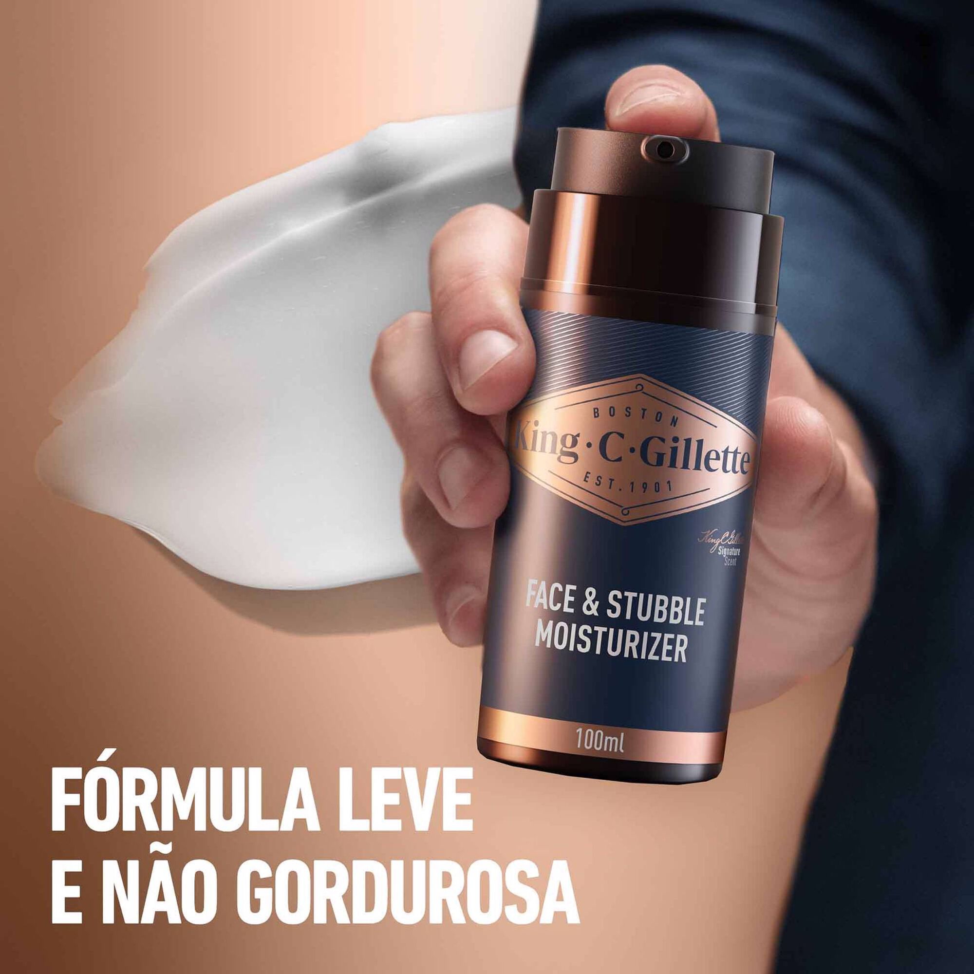 Hidratante para Rosto e Barba King C.