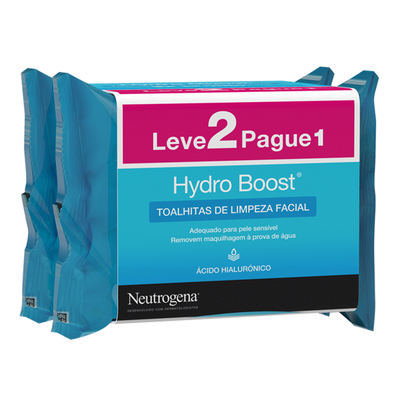 Hydro Boost Toalhitas de Limpeza Facial Pack
