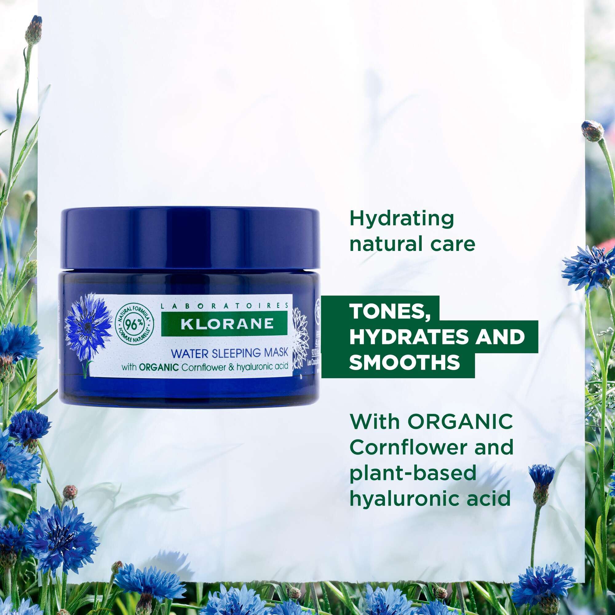 Cornflower Water Sleeping Mask