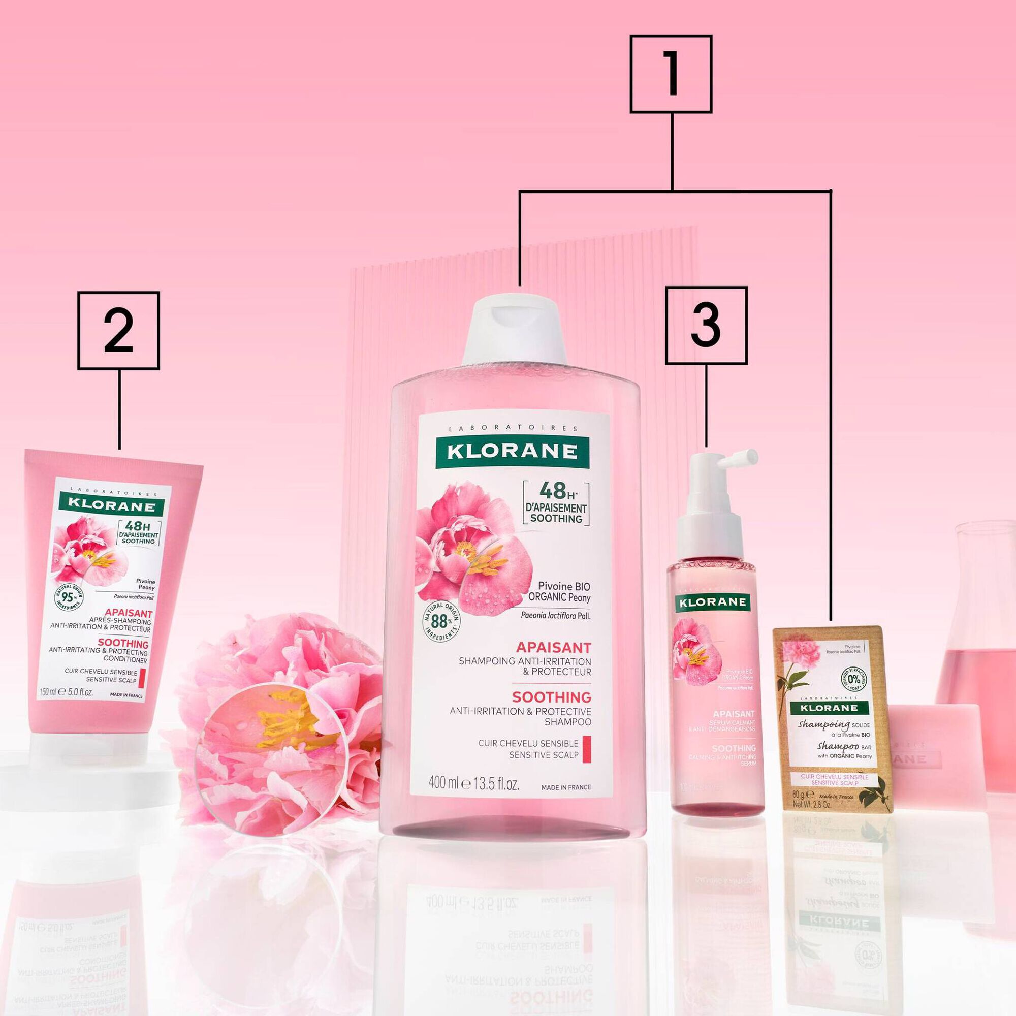 Peony 48h Soothing Anti-Irritation Shampoo