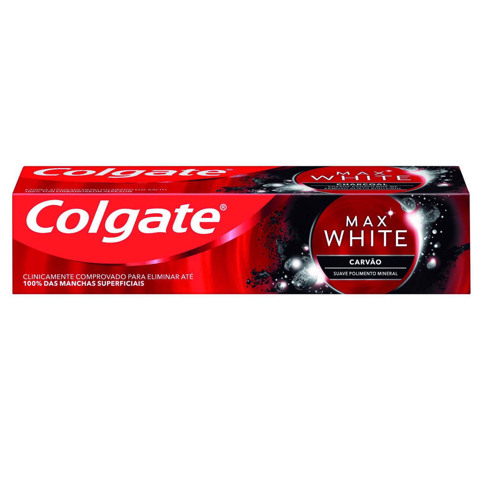 Pasta Dentífrica Carvão Ativado Max White
