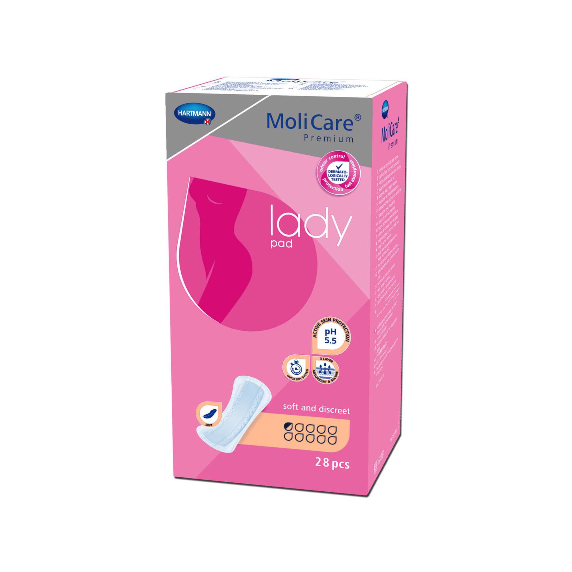 Pensos de Incontinência 0.5 Gotas Lady Pad