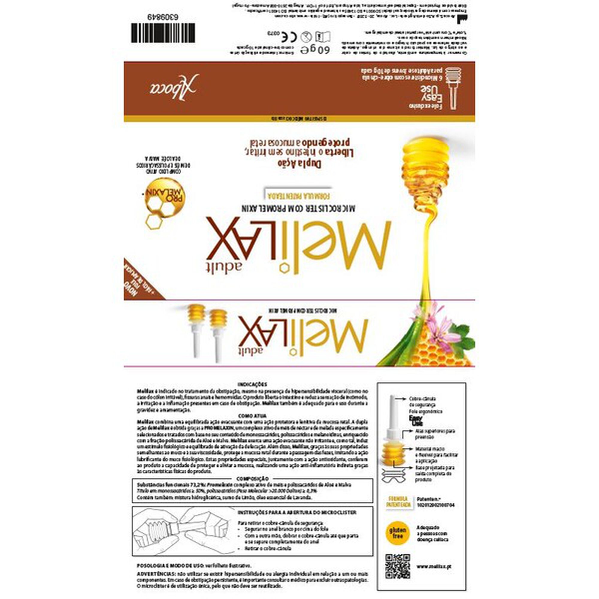 Suplemento para Obstipação Melilax Adult