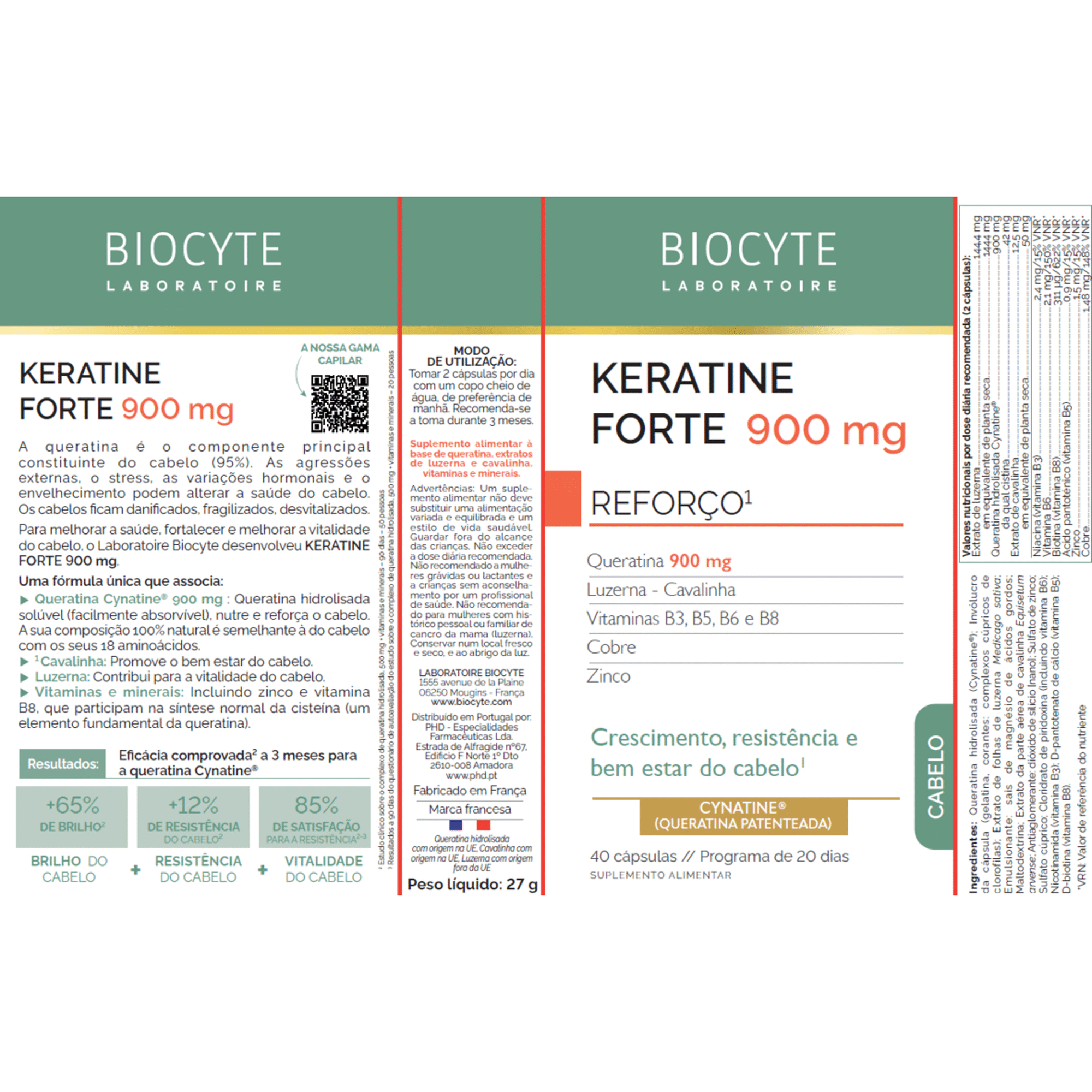 Pack Cápsulas Crescimento Capilar Keratine