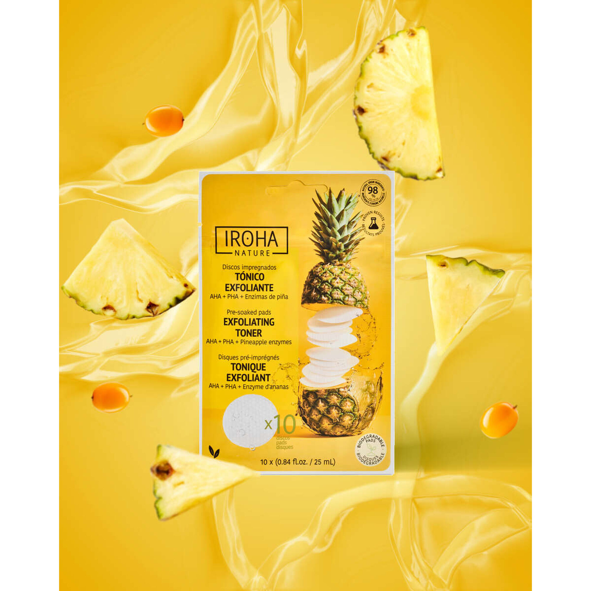 Discos Impregnados Tónico Exfoliante AHA PHA