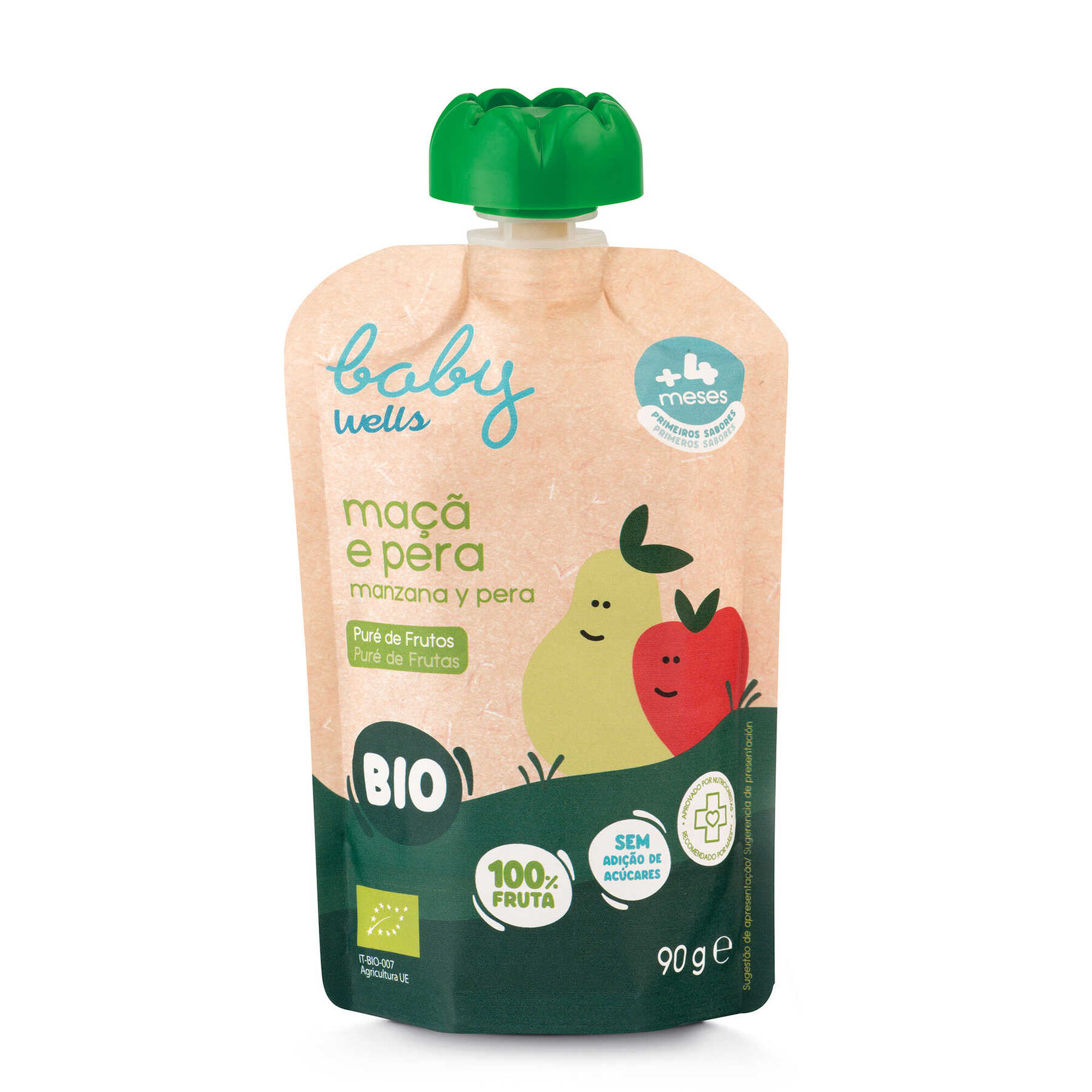 Pack Poupança Puré Maçã e Pêra Bio