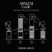 Armani Code Eau de Toilette Recarga Wells Image 4