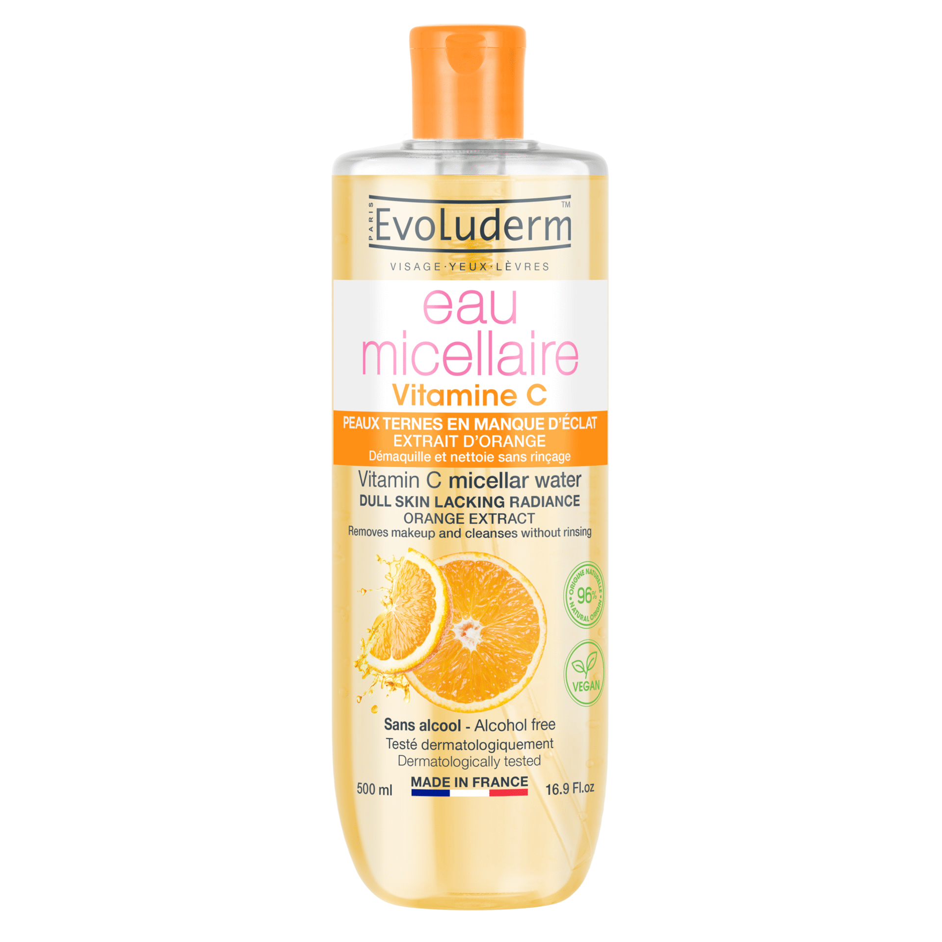 Água Micelar Vitamina C Eau Micellaire Evoluderm