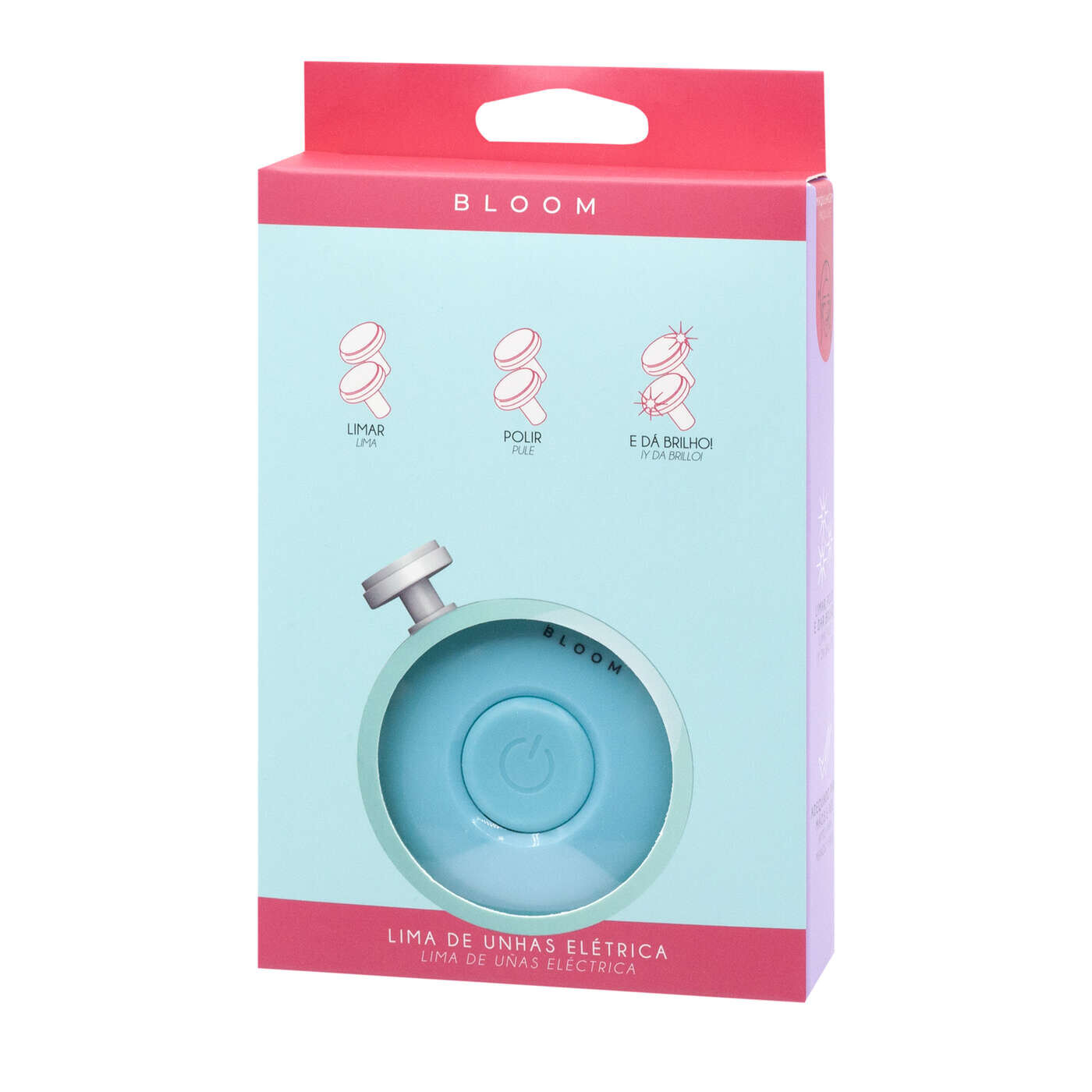 Lima de Unhas Elétrica Bloom Beauty