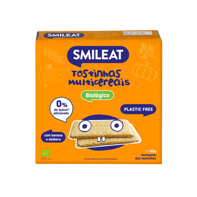 Tostinhas Multicereais Banana e Abóbora Wells