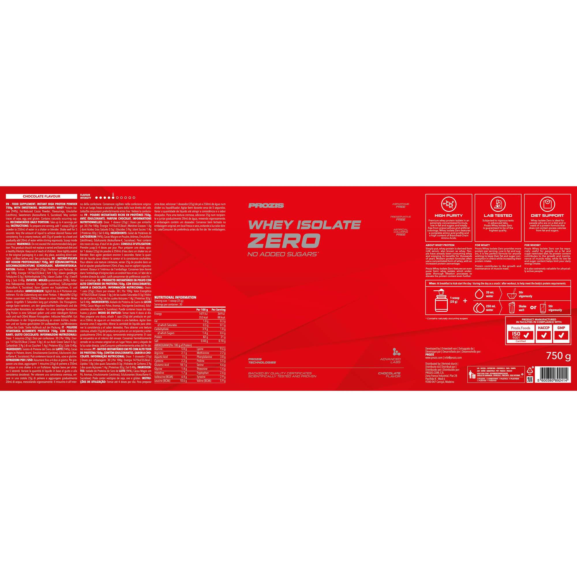 Zero Whey Isolate Choco