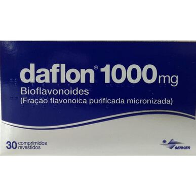 Daflon Comprimidos 1000mg Hemorróidas Wells