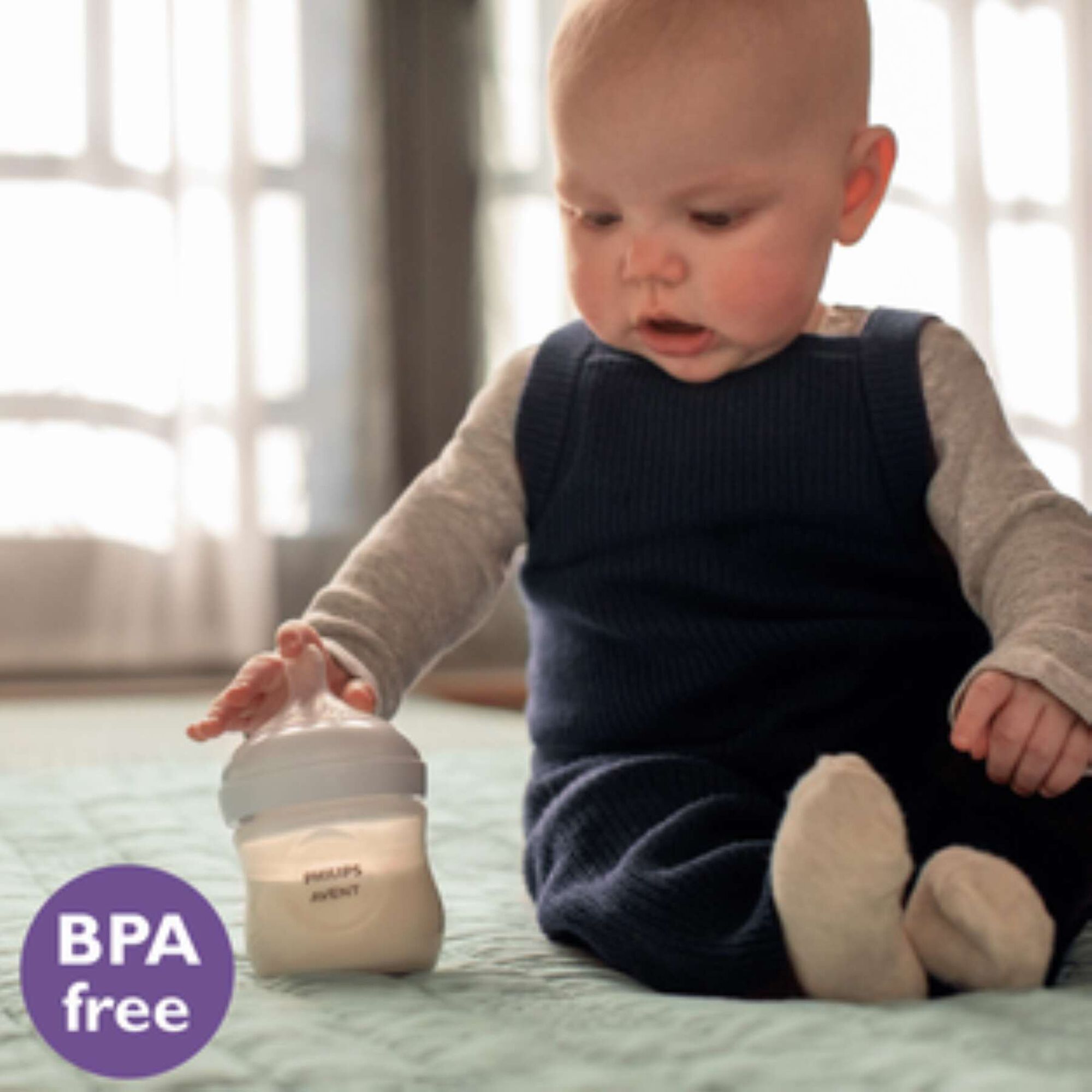 Biberão Natural Response Vidro 120ml