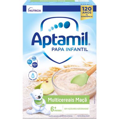 Papa Láctea de Multicereais Maçã
