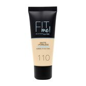 Base Fit Me Matte & Poreless 110 Porcelain 30 ml Wells
