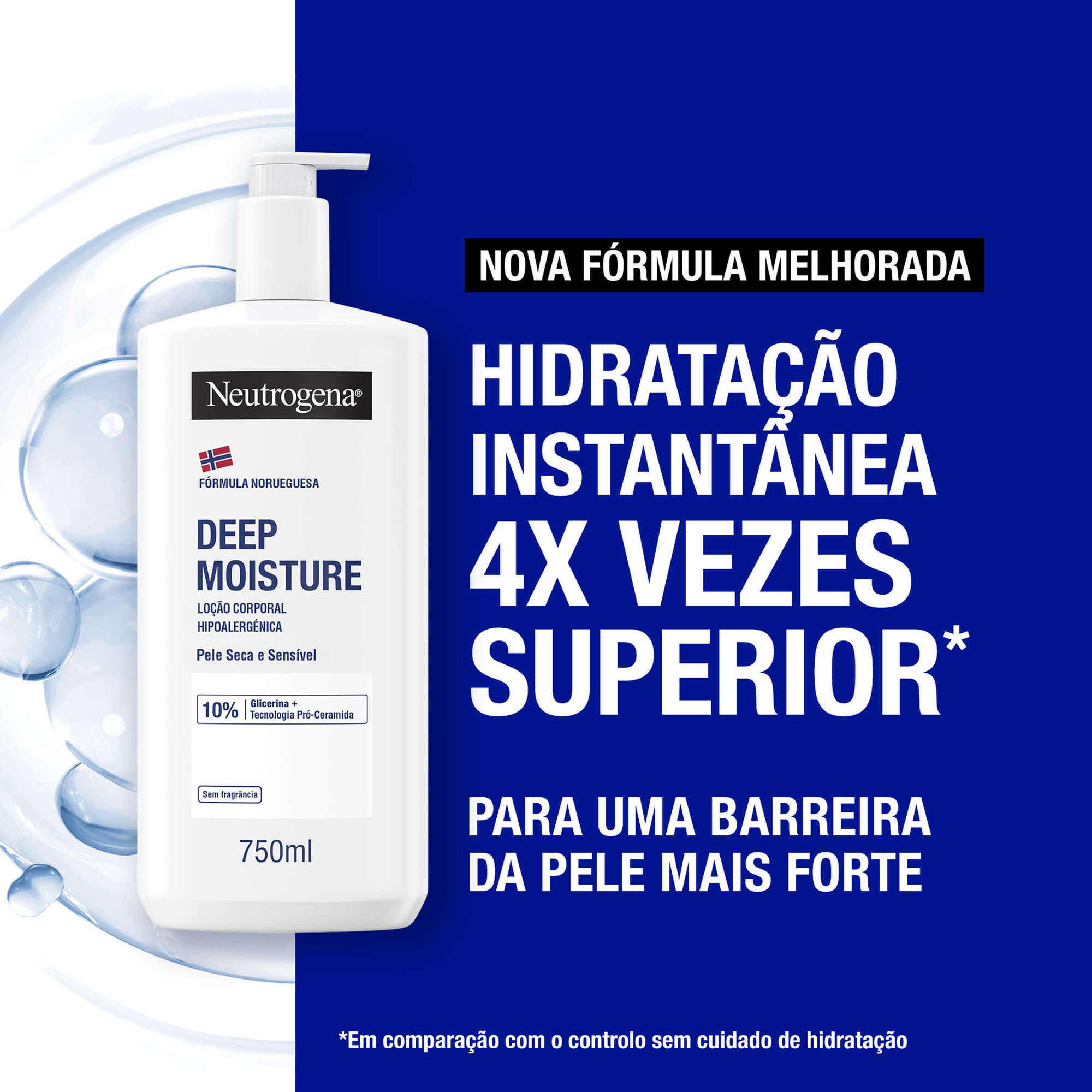 Deep Moisture Loção Corporal Hipoalergénica