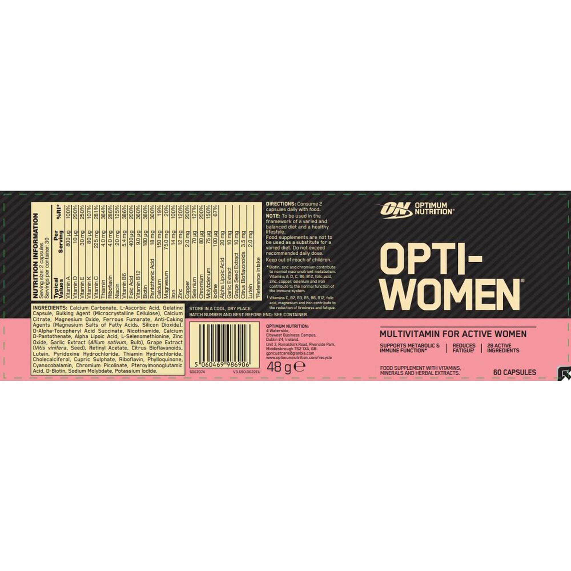 Suplemento Multivitamínico Mulher Optiwomen