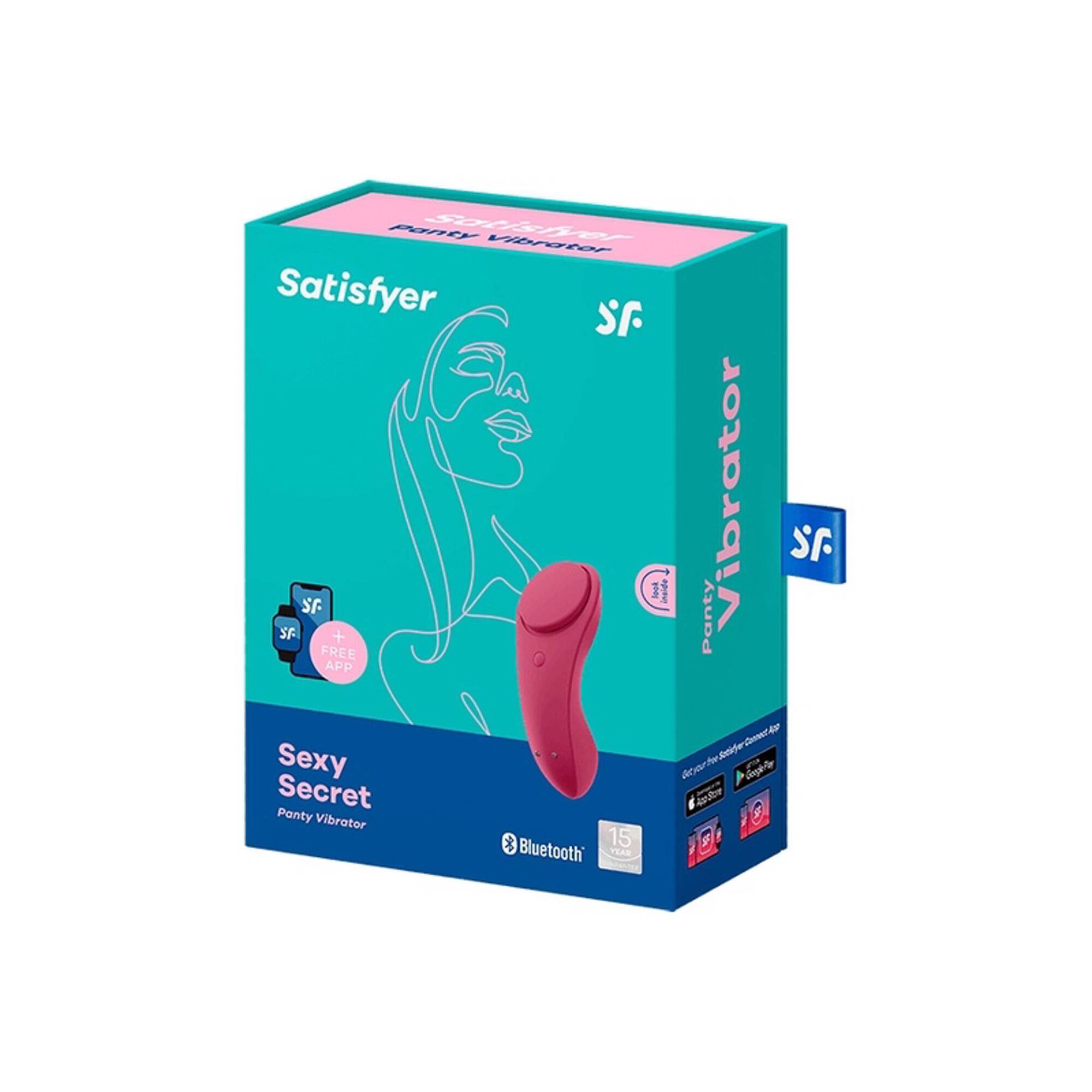 Vibrador para Cuecas Sexy Secret Bordô