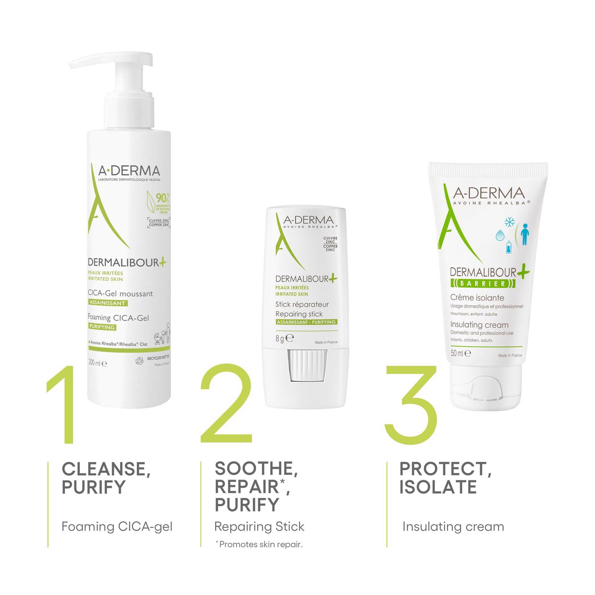 Dermalibour+ Foaming CICA-Gel