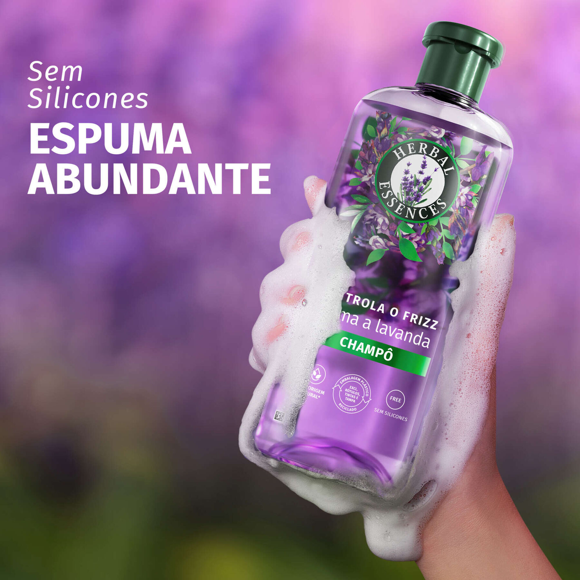 Champô Controla o Frizz Aroma a Lavanda