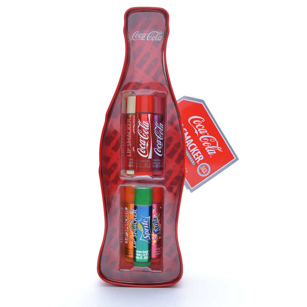 BOTELLA METALICA COCA COLA LIP 6 BALSAMOS.