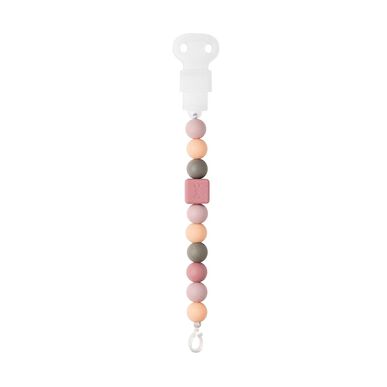 Pacifier Clip Silicone Orange Wells