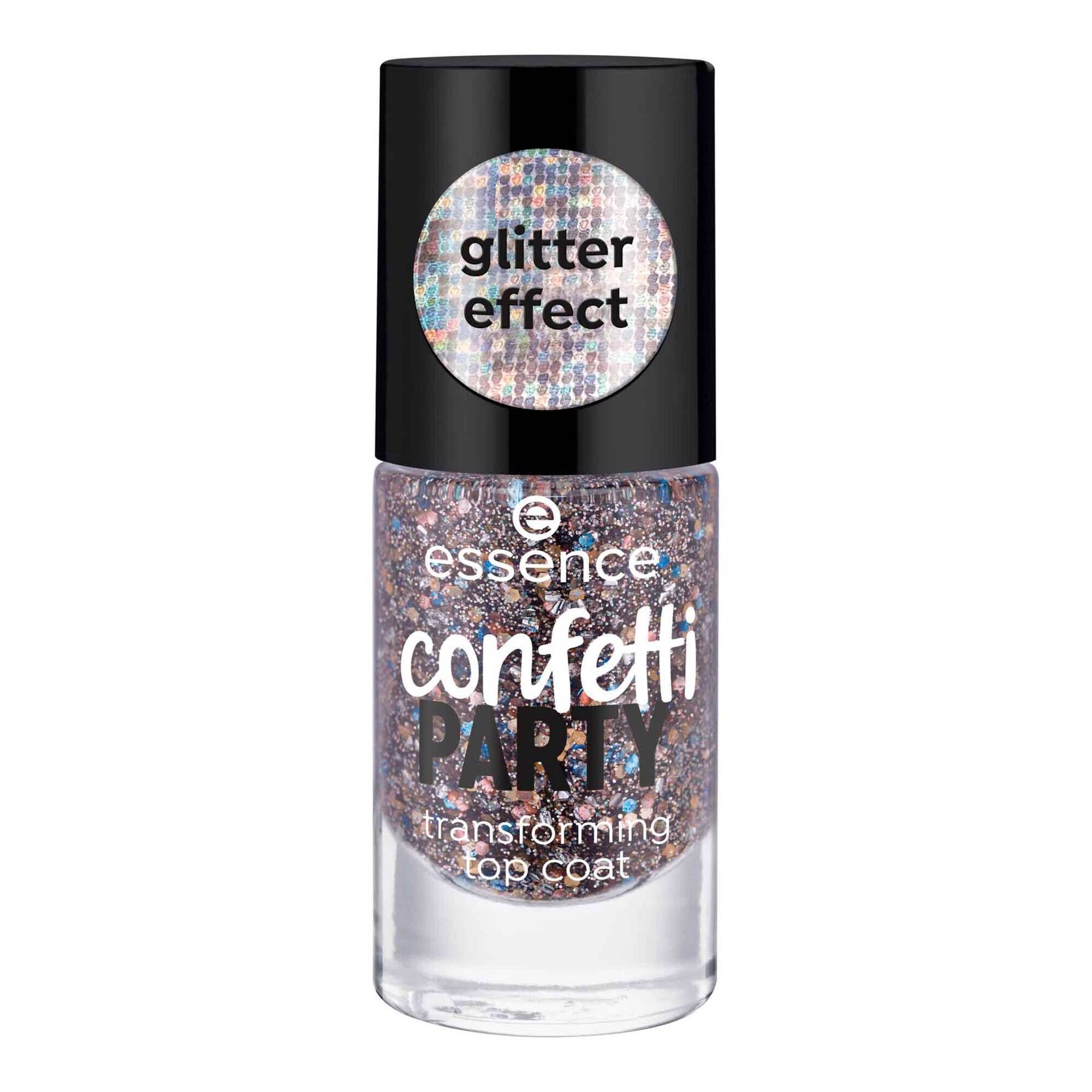 Verniz Top Coat Transformador Confetti Party