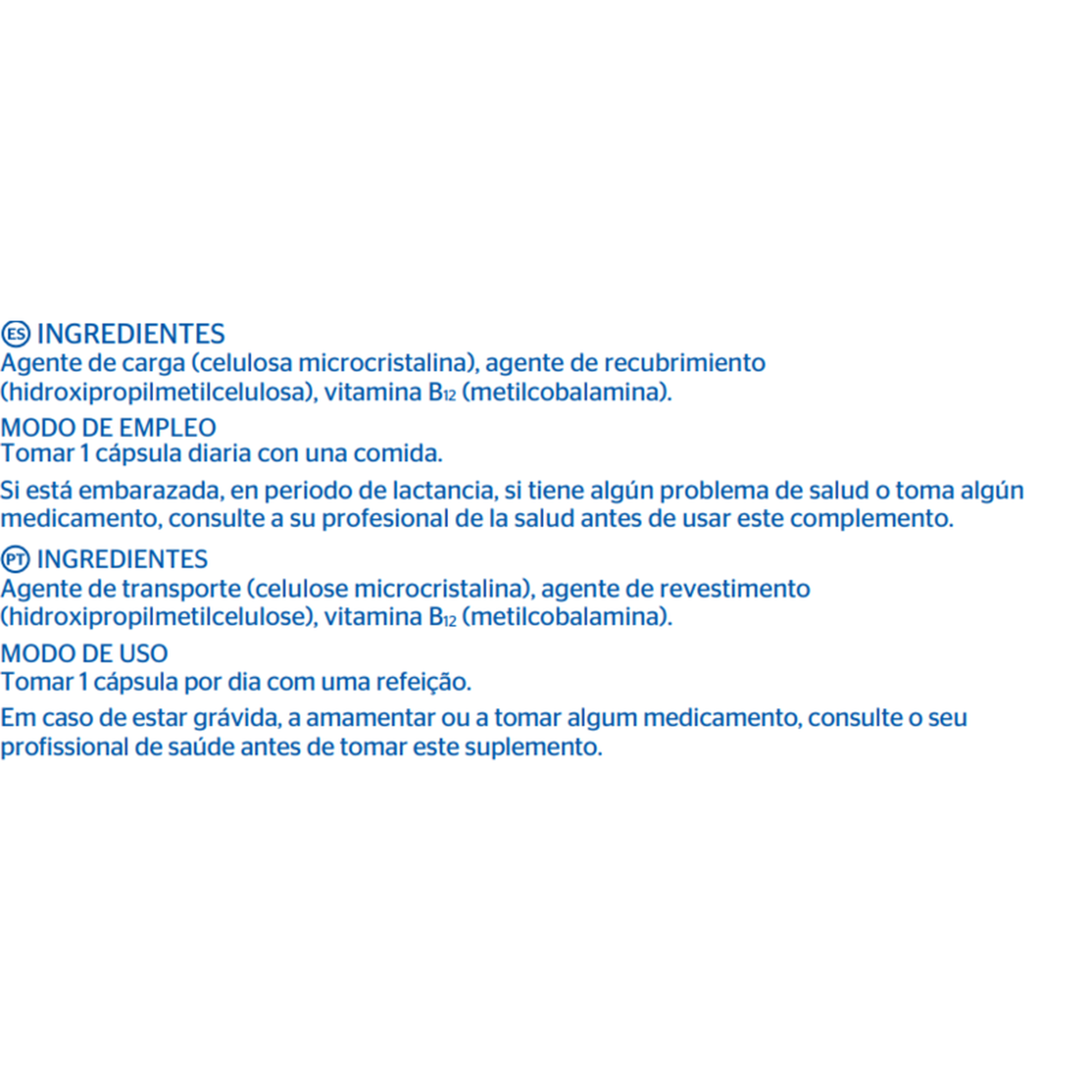 Vitamina B12 Metilcobalamina