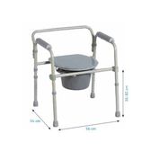 Cadeira Sanitária Dobrável Wells Image 3