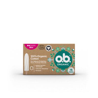 Tampons Organic Cotton Mini Wells Image 1